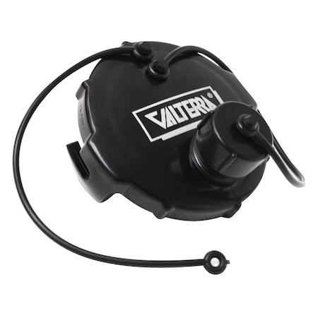 Valterra WASTE VALVE CAP, 3IN, 3/4IN GHT WITH CAP, BLACK, BULK T1020-1